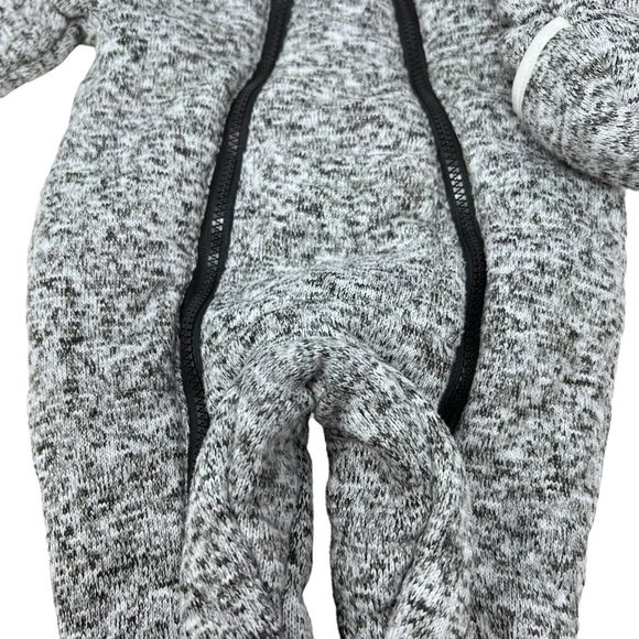 Ben Sherman Infant Snowsuit Sweater Fleece Lined Winter Pram Suit Size 6-9 Month - Picture 5 of 12